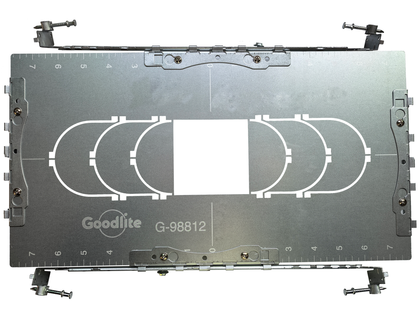 3″ Oval Flanged New construction plate