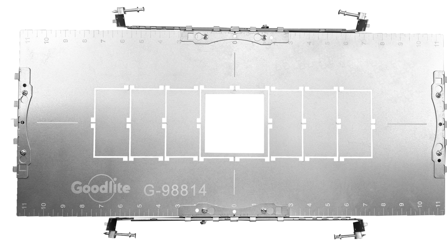 3.70″ Rectangular Flanged New construction plate