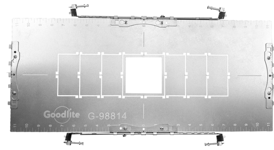 3.70″ Rectangular Flanged New construction plate