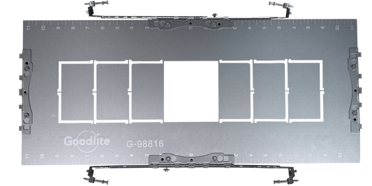 4.13″ Rectangular Flanged New construction plate