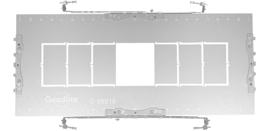 4.13″ Rectangular Flanged New construction plate