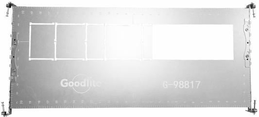4.25″ Rectangular Flanged New construction plate