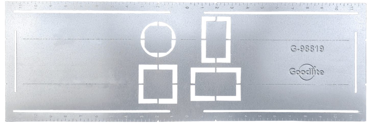 Universal New Construction Plate for Step Litghts