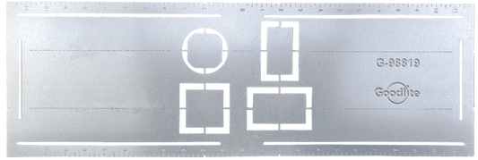 Universal New Construction Plate for Step Litghts