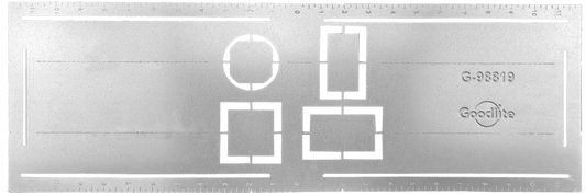 Universal New Construction Plate for Step Lights