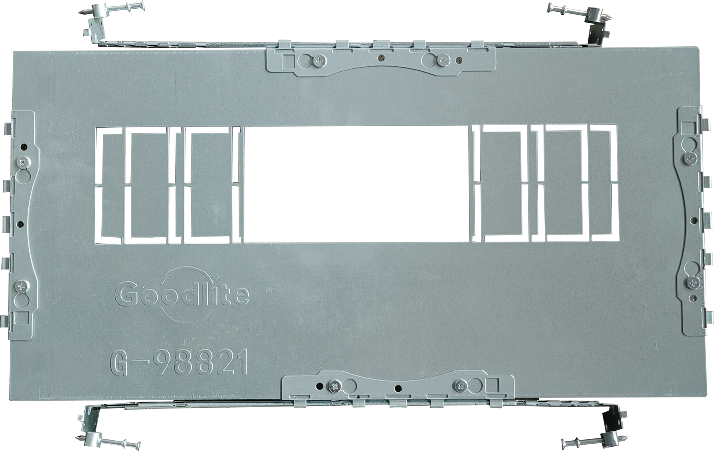 3″ Rectangular Flanged New construction plate