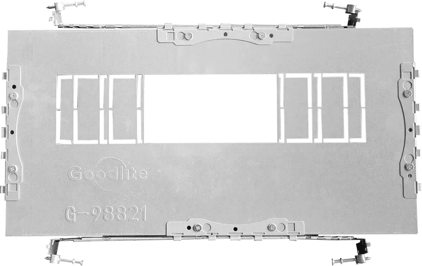 3″ Rectangular Flanged New construction plate