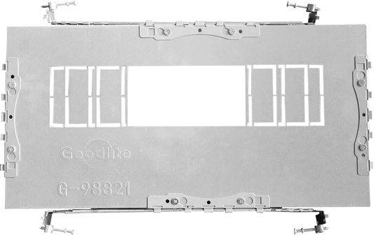 3″ Rectangular Flanged New construction plate