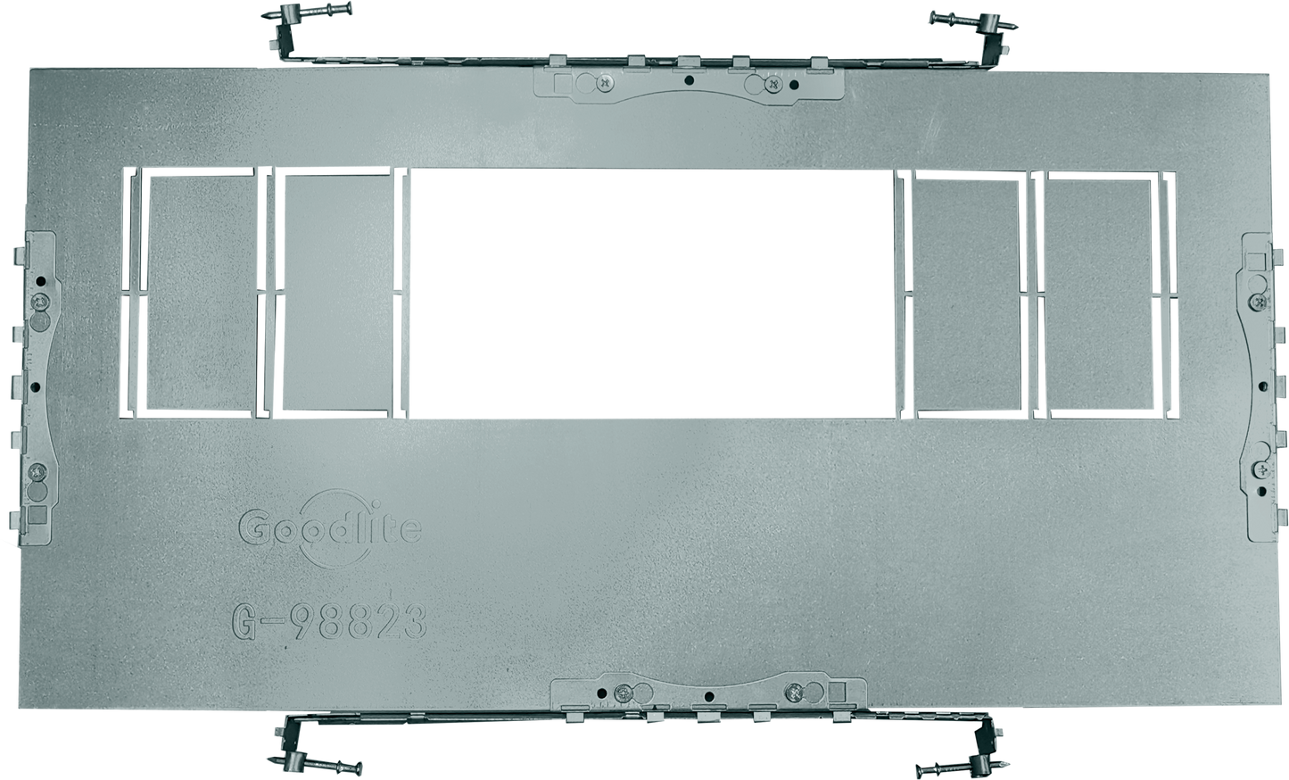 3.7″ Rectangular Flanged New construction plate