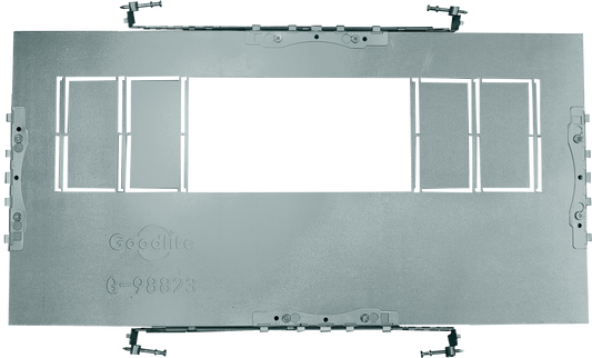 3.7″ Rectangular Flanged New construction plate