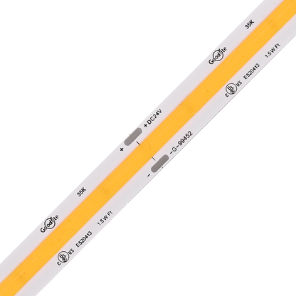 1.5W 24V COB Tape Light 3500k