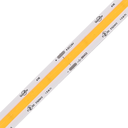 1.5W 24V COB Tape Light 4100k