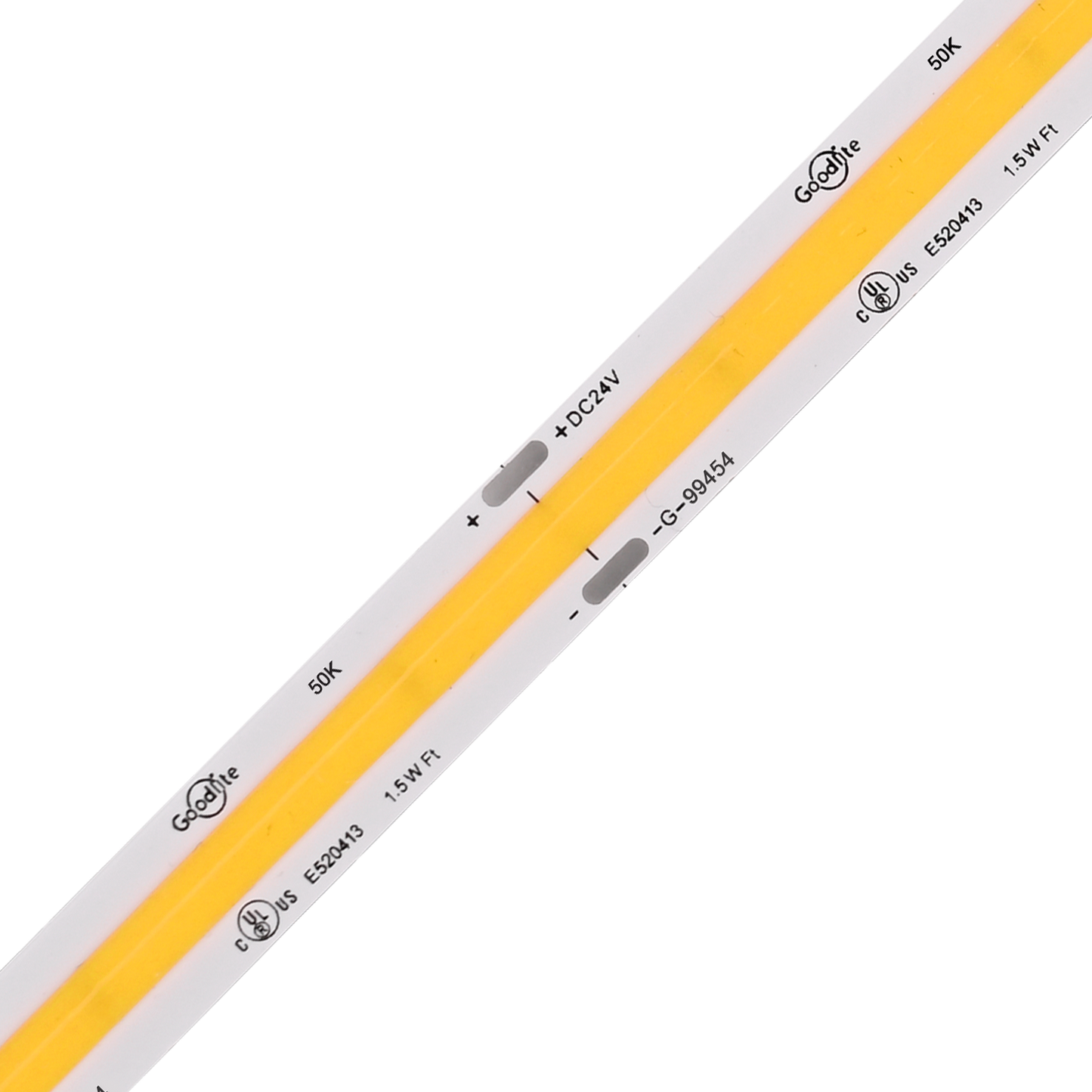 1.5W 24V COB Tape Light 5000k