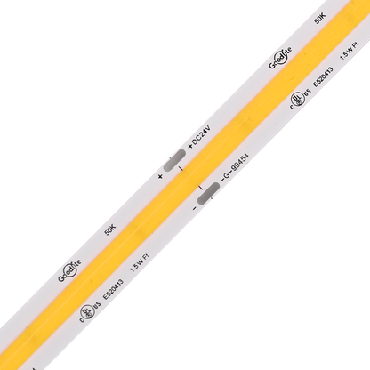 1.5W 24V COB Tape Light 5000k
