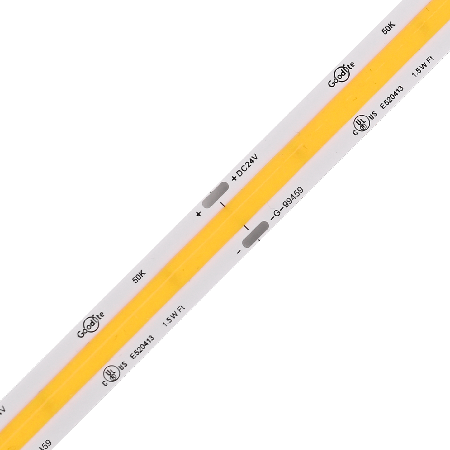 1.5W 24V COB Tape Light 100ft 5000k