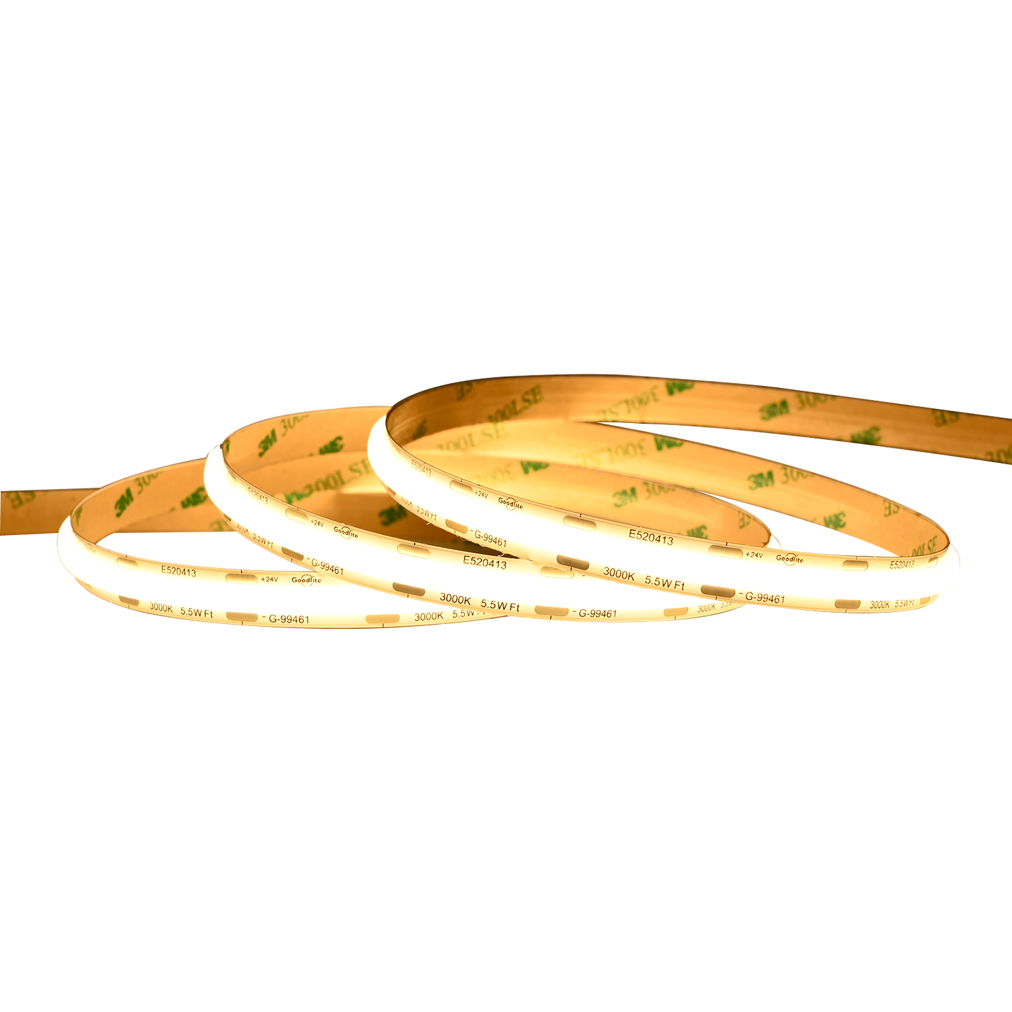 5.5W 24V SOB Tape Light 3000k