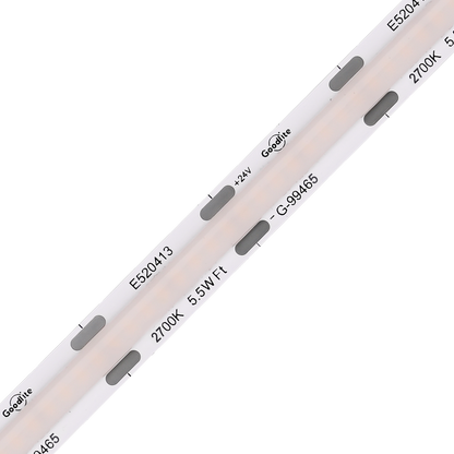 5.5W 24V SOB Tape Light 100ft 2700k