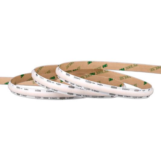 5.5W 24V SOB Tape Light 100ft 3500k