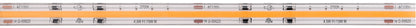 4.5W 120V Wet Rated COB Tape Light 2700K