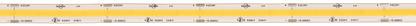 5.5W 24V IP65 Wet Rated COB Tape Light 4100k