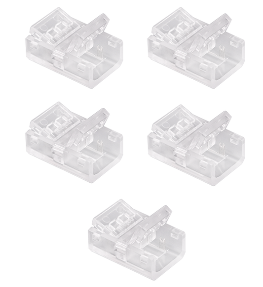 IP65 Clear 180° direct Connector 5PK