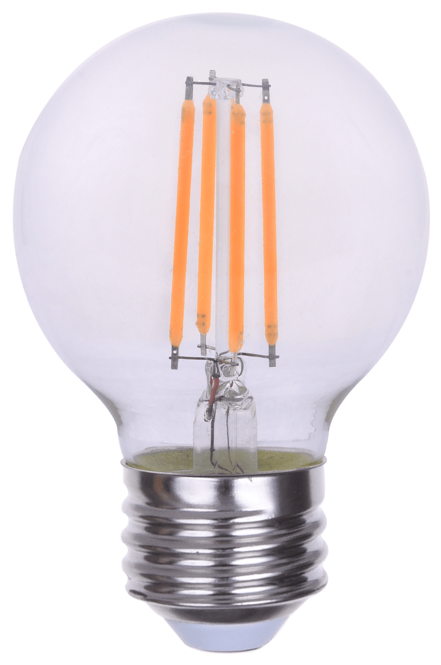 G16 4.5W E26 base Clear Bulb 2700k