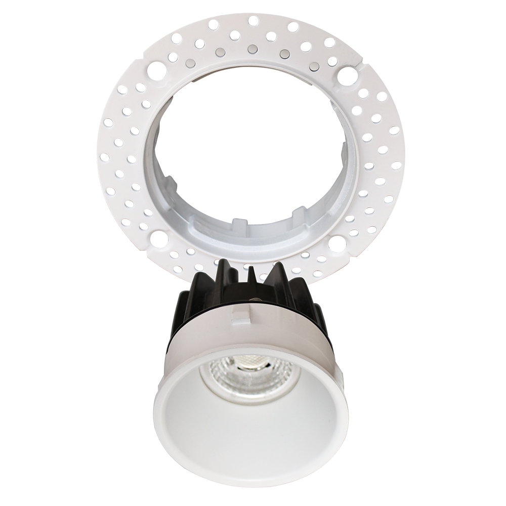 2” Round Trimless Luminaire (White)