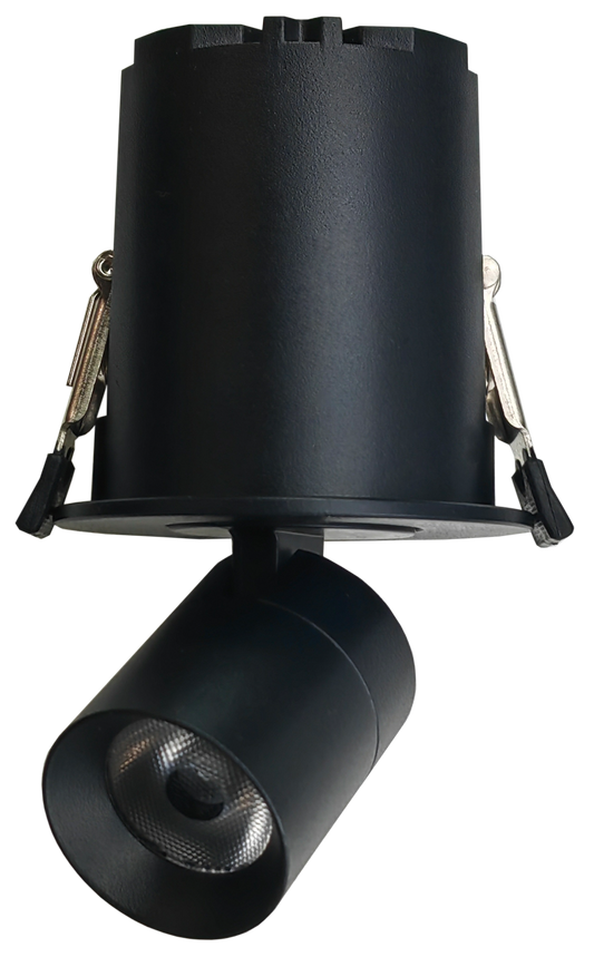 2" Round Retractable Black