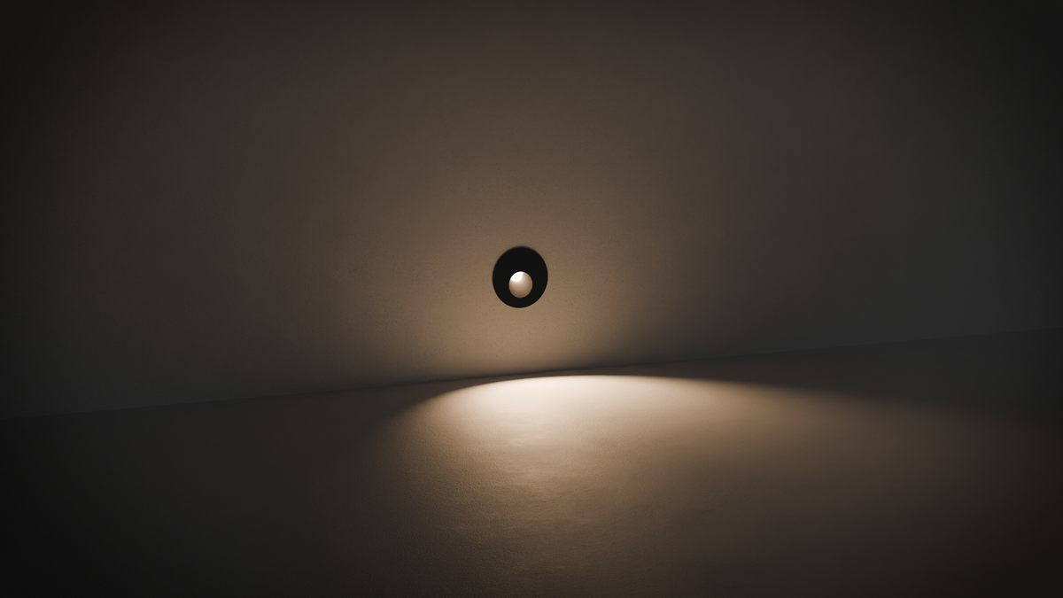 Round Clip-In Step Light Black