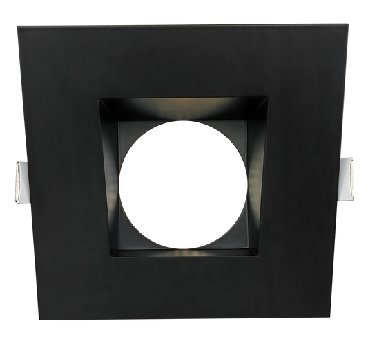 4 Inch Black Wall Wash Square Trim