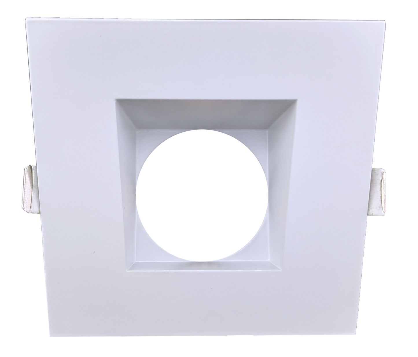 4 Inch White Wall Wash Square Trim