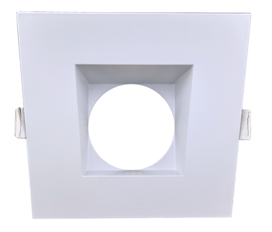 4 Inch White Wall Wash Square Trim