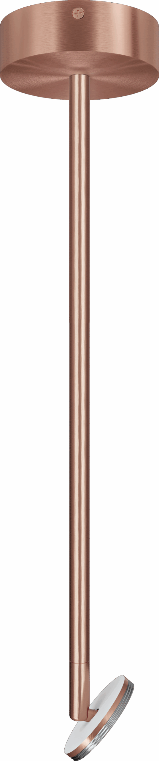 3 Inch Surface Mount Adjustable Stem Pendent (Brushed Copper)
