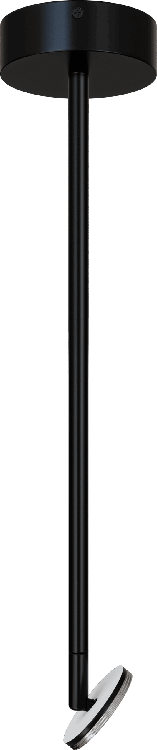 3 Inch Surface Mount Adjustable Stem Pendent (Black)