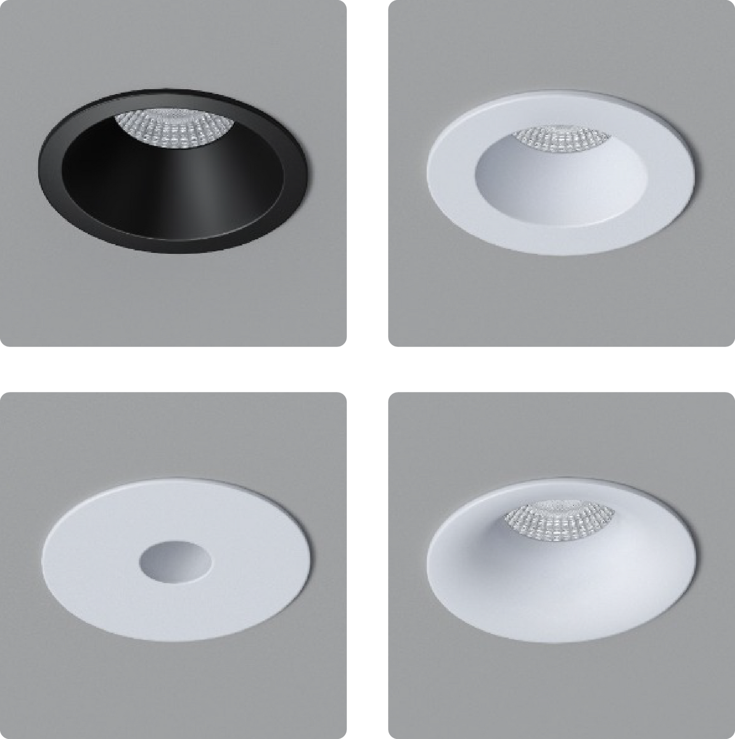 Square Trimmed Architectural Downlight