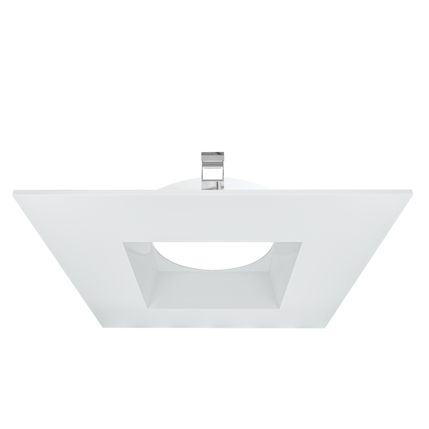 4 Inch White Square Trim