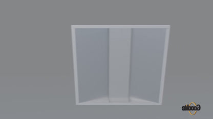 2X2 Square Center Basket Troffer