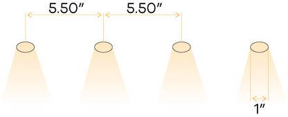 1 Inch Quadruple Head Trimless Kit